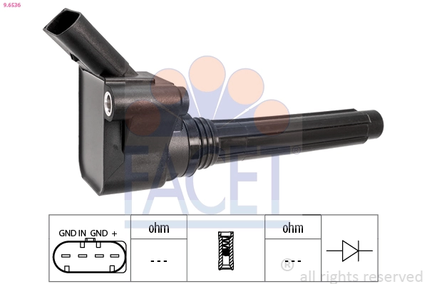 Ignition Coil OE Equivalent 9.6536
