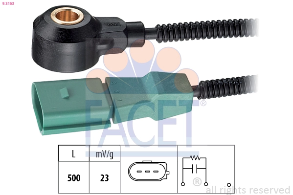 Knock Sensor Made in Italy - OE Equivalent 9.3163