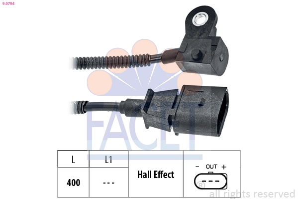 Sensor, camshaft position Made in Italy - OE Equivalent 9.0794