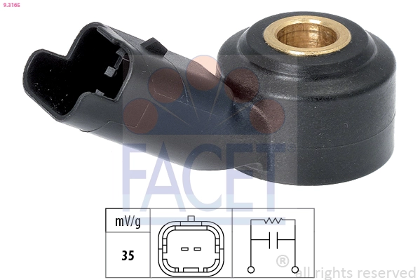 Knock Sensor Made in Italy - OE Equivalent 9.3165