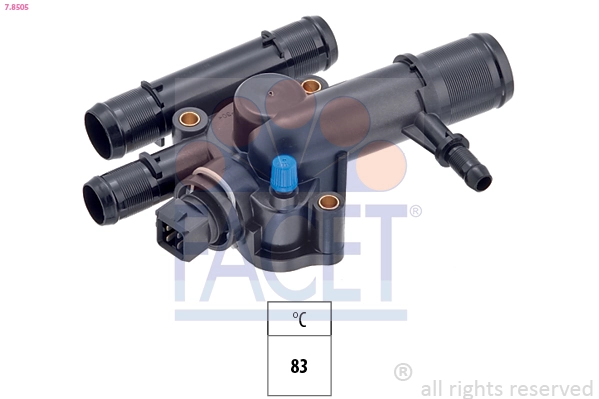 Thermostat, coolant Made in Italy - OE Equivalent 7.8505