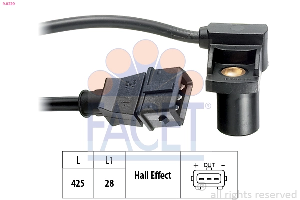 Sensor, camshaft position Made in Italy - OE Equivalent 9.0239