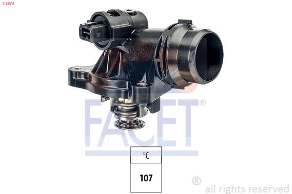 Thermostat, coolant Made in Italy - OE Equivalent 7.8874