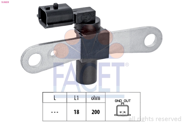 Sensor, crankshaft pulse Made in Italy - OE Equivalent 9.0659