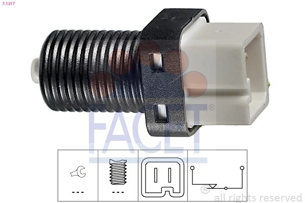 Stop Light Switch Made in Italy - OE Equivalent 7.1217