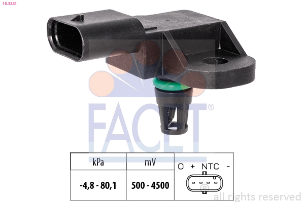 Air Pressure Sensor, altitude adaption Made in Italy - OE Equivalent 10.3241