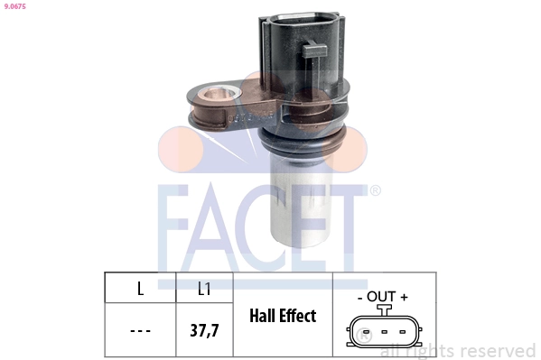 Sensor, crankshaft pulse Made in Italy - OE Equivalent 9.0675