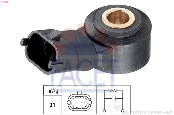 Knock Sensor Made in Italy - OE Equivalent 9.3006