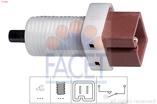 Stop Light Switch Made in Italy - OE Equivalent 7.1192