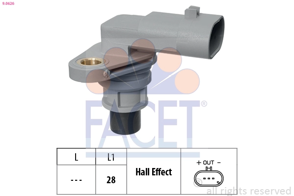 Sensor, engine speed Made in Italy - OE Equivalent 9.0626