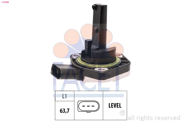 Sensor, engine oil level Made in Italy - OE Equivalent 7.0248