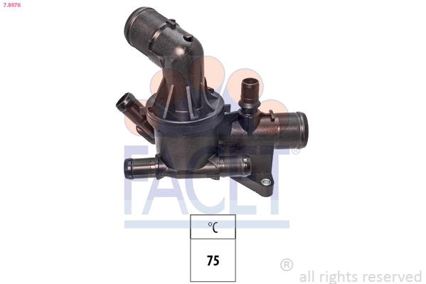 Thermostat, coolant Made in Italy - OE Equivalent 7.8976