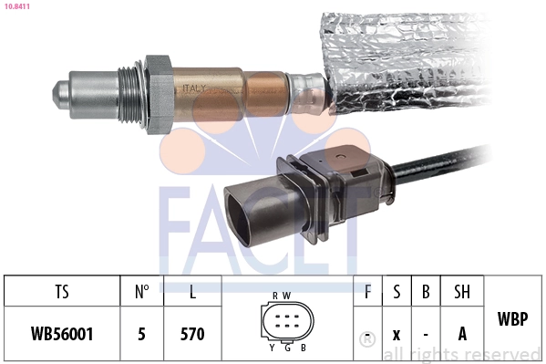 Oxygen Sensor Made in Italy - OE Equivalent 10.8411