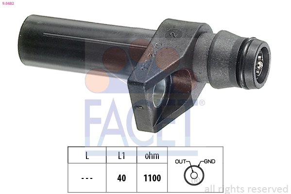 Sensor, crankshaft pulse Made in Italy - OE Equivalent 9.0482