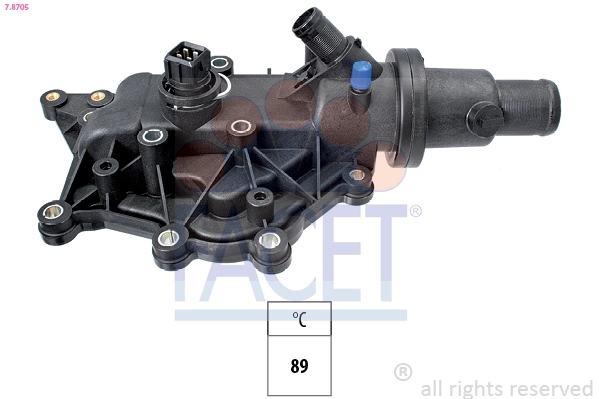 Thermostat, coolant Made in Italy - OE Equivalent 7.8705