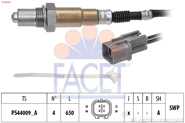 Oxygen Sensor Made in Italy - OE Equivalent 10.8550