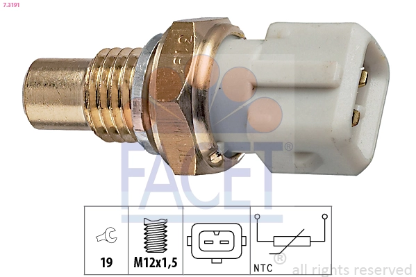 Sensor, oil temperature Made in Italy - OE Equivalent 7.3191