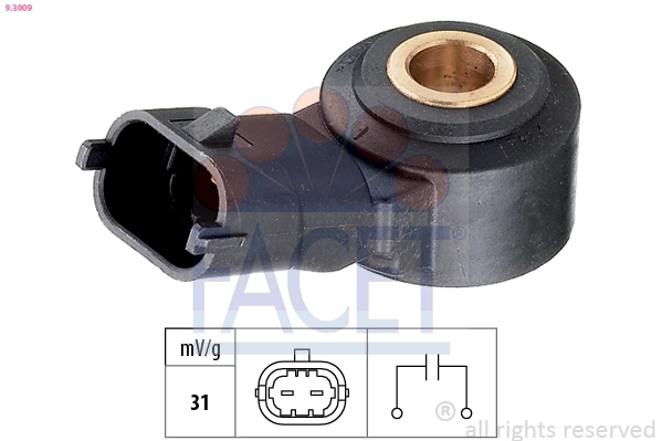 Knock Sensor Made in Italy - OE Equivalent 9.3009