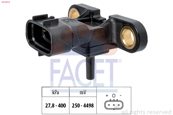 Air Pressure Sensor, altitude adaption Made in Italy - OE Equivalent 10.3214