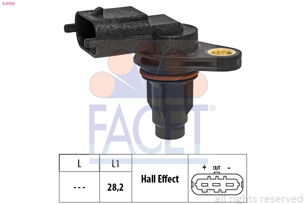 Sensor, camshaft position Made in Italy - OE Equivalent 9.0700