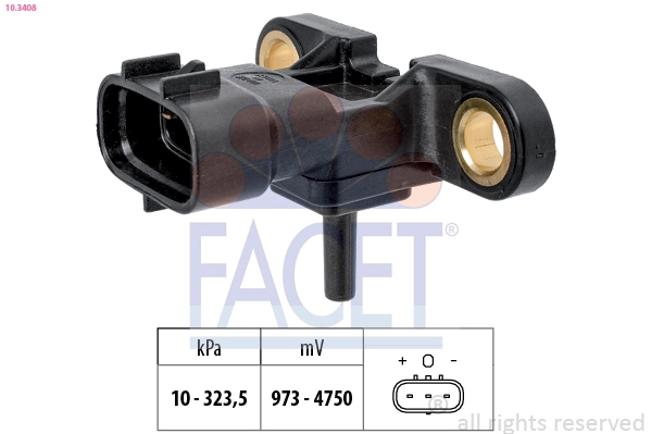 Sensor, boost pressure Made in Italy - OE Equivalent 10.3408