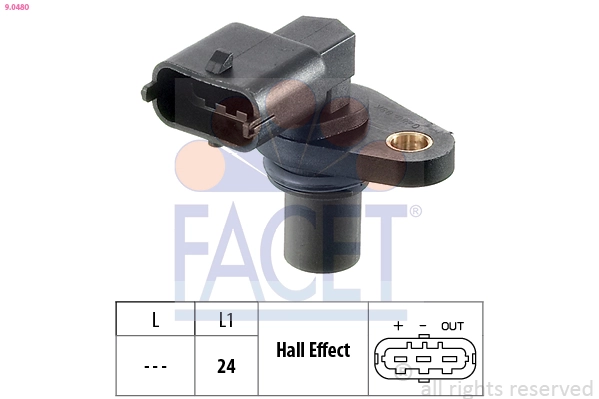 Sensor, camshaft position Made in Italy - OE Equivalent 9.0480