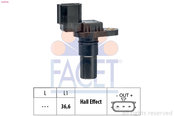 RPM Sensor, automatic transmission Made in Italy - OE Equivalent 9.0710