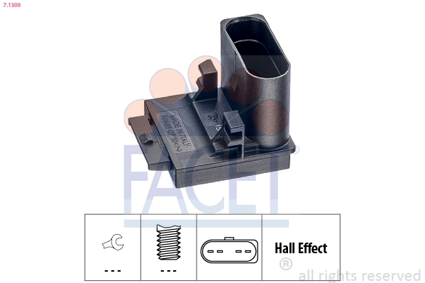 Stop Light Switch Made in Italy - OE Equivalent 7.1309
