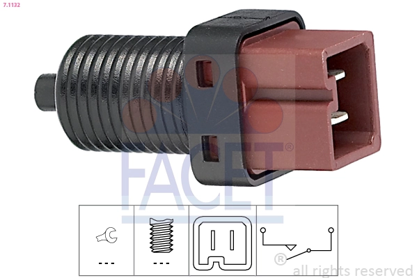 Stop Light Switch Made in Italy - OE Equivalent 7.1132