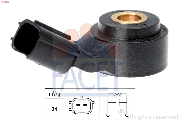 Knock Sensor Made in Italy - OE Equivalent 9.3018