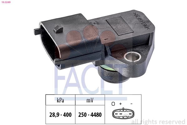 Air Pressure Sensor, altitude adaption Made in Italy - OE Equivalent 10.3249