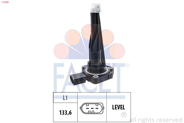 Sensor, engine oil level Made in Italy - OE Equivalent 7.0245