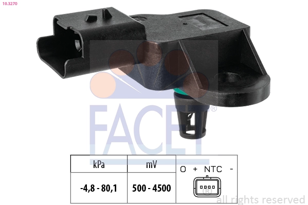 Air Pressure Sensor, altitude adaption Made in Italy - OE Equivalent 10.3270