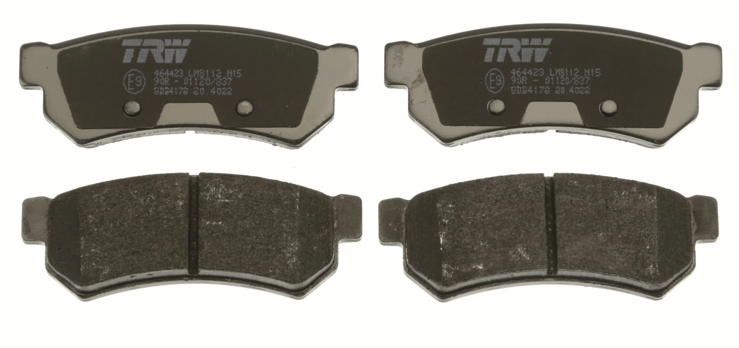 Brake Pad Set, disc brake COTEC GDB4178