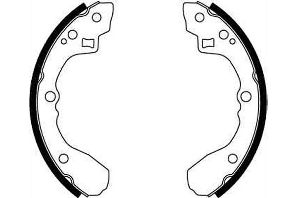 TRW GS8205 Brake Shoe Set