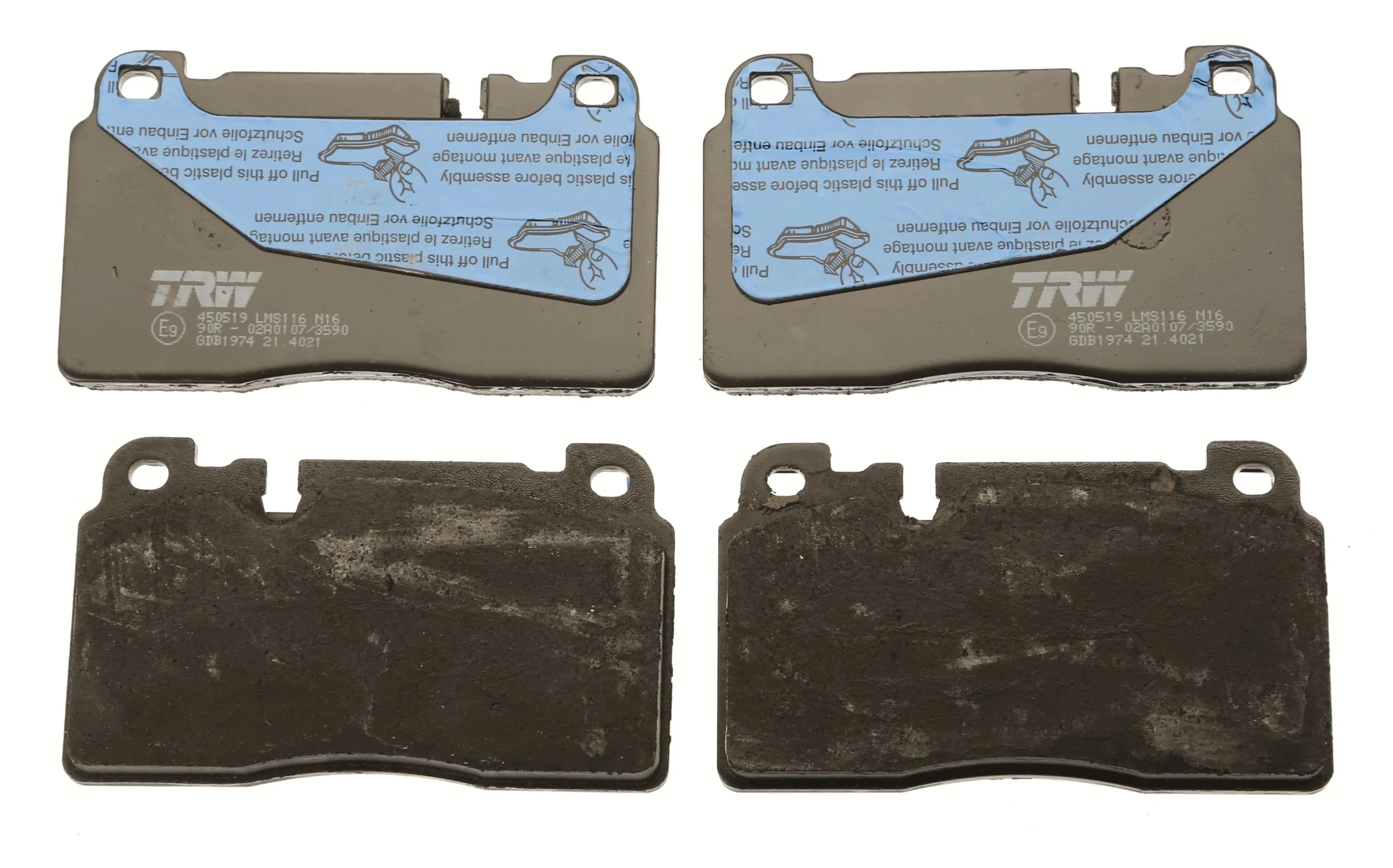 Brake Pad Set, disc brake COTEC GDB1974