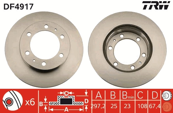 Brake Disc DF4917