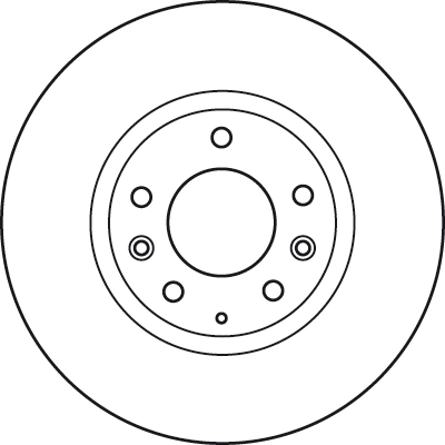 Brake Disc TRW SINGLE DF4974S