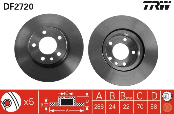Brake Disc DF2720