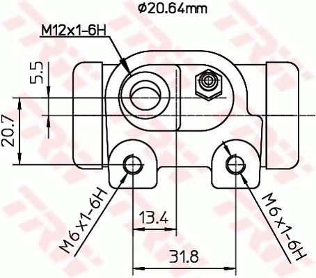 Wheel Brake Cylinder BWF124