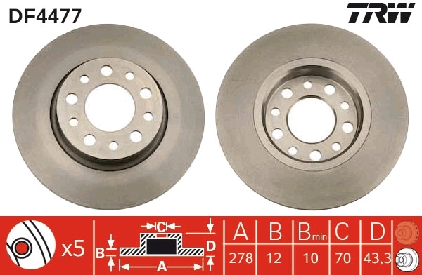 Brake Disc DF4477