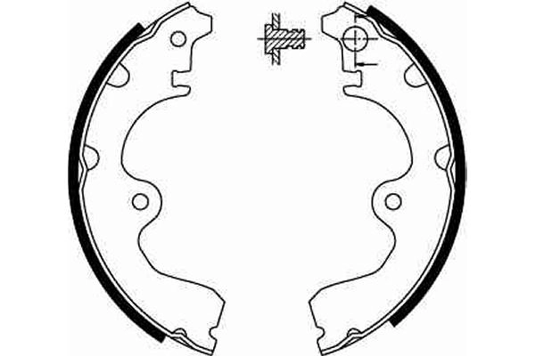 Brake Shoe Set GS8554