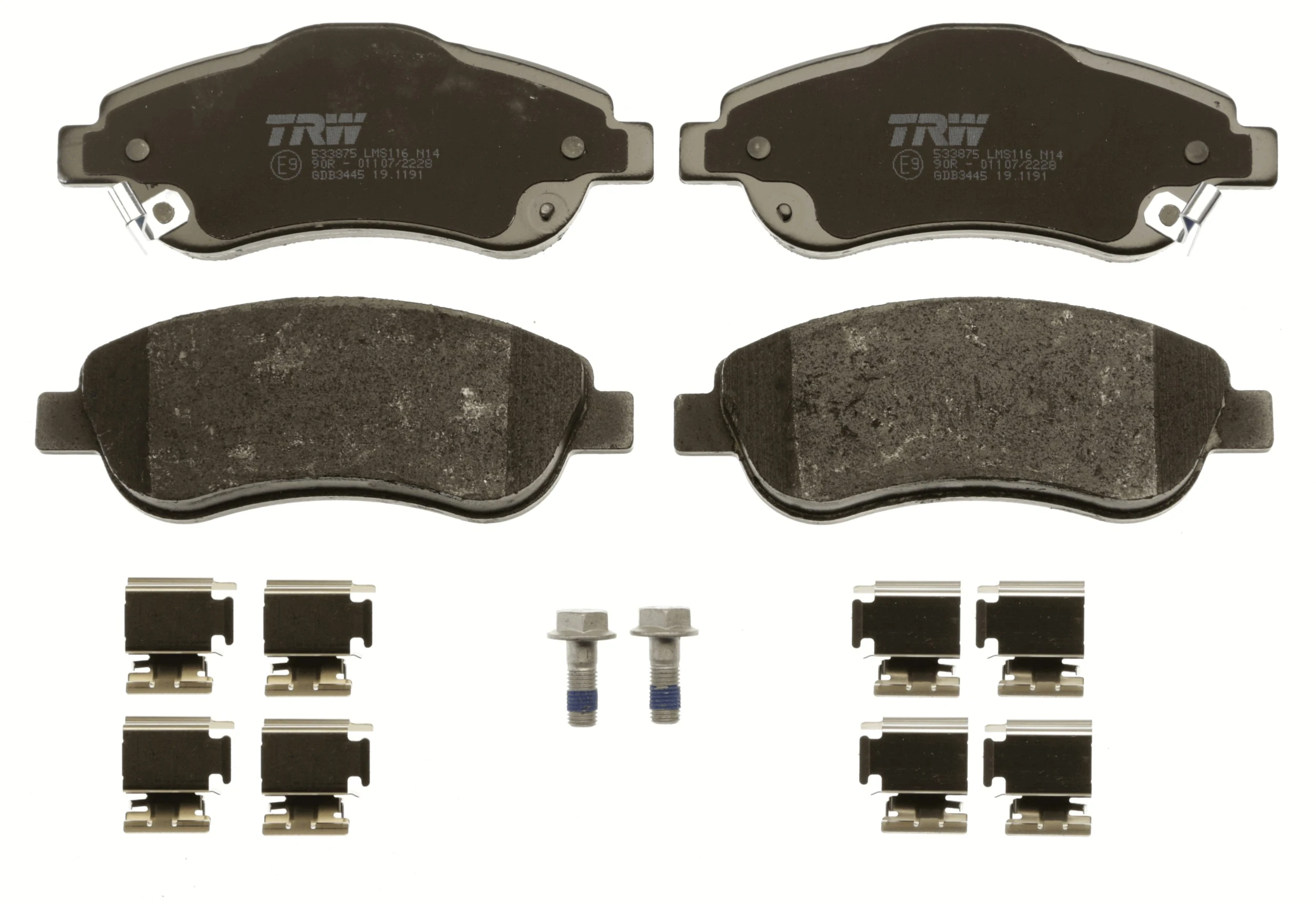 Brake Pad Set, disc brake COTEC GDB3445