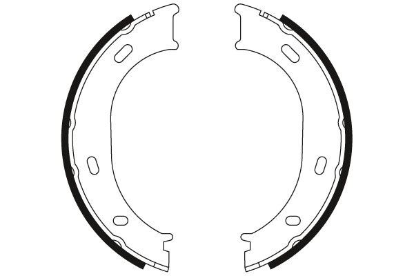 Brake Shoe Set, parking brake GS8433