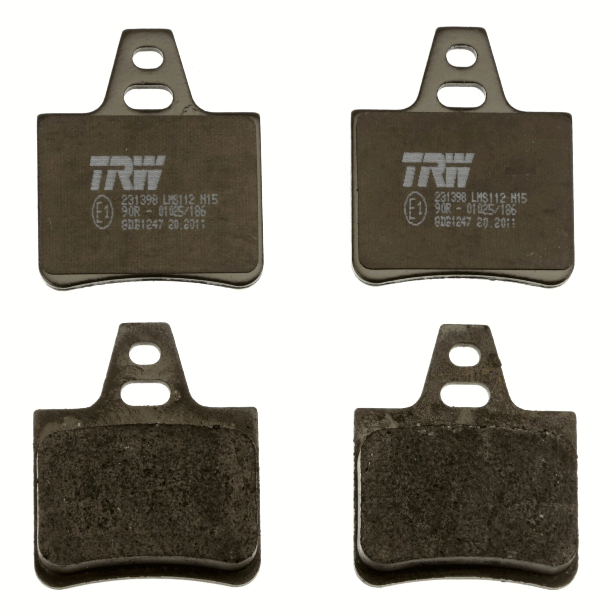 Brake Pad Set, disc brake COTEC GDB1247