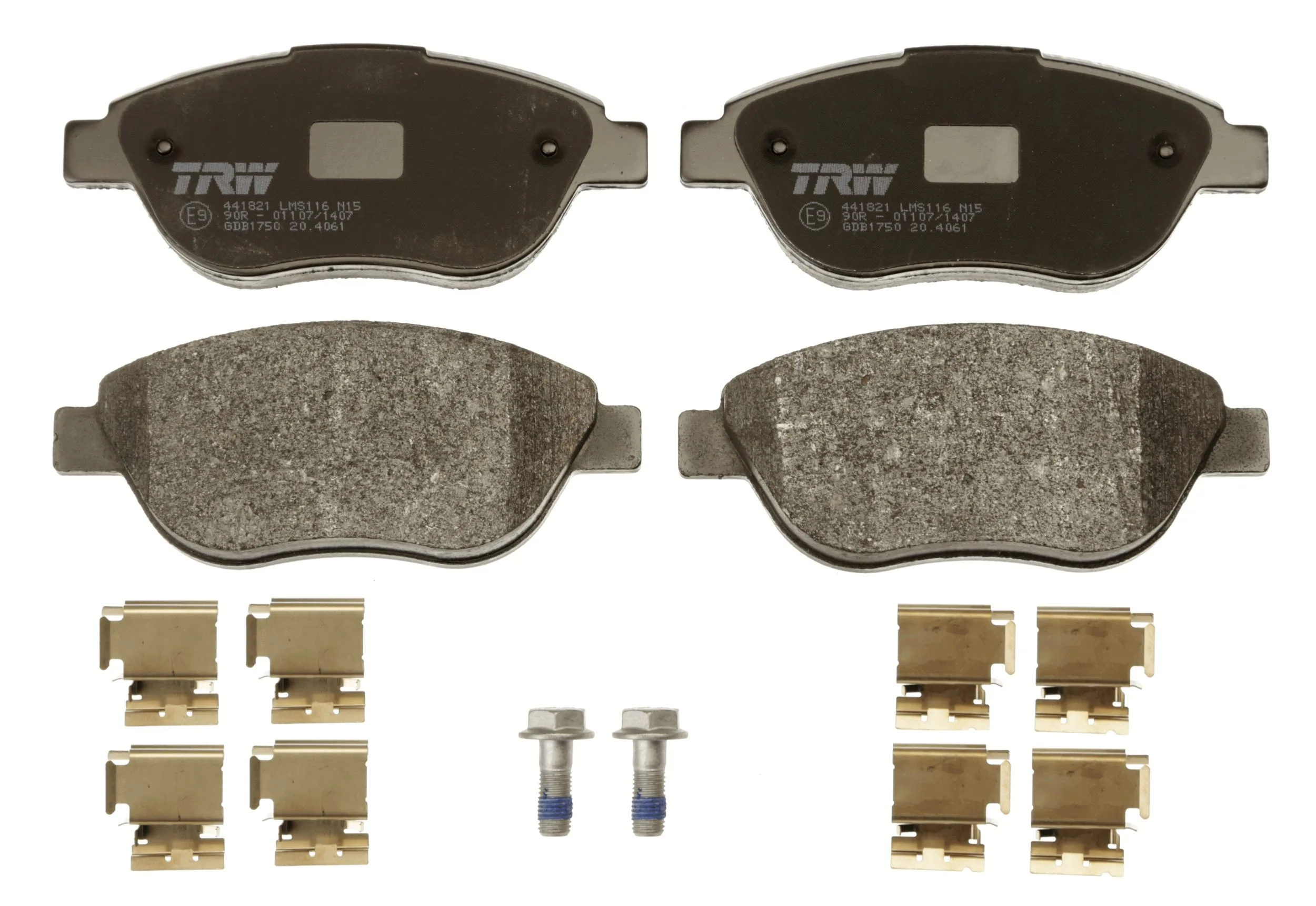Brake Pad Set, disc brake COTEC GDB1750
