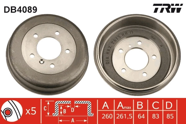 Brake Drum DB4089