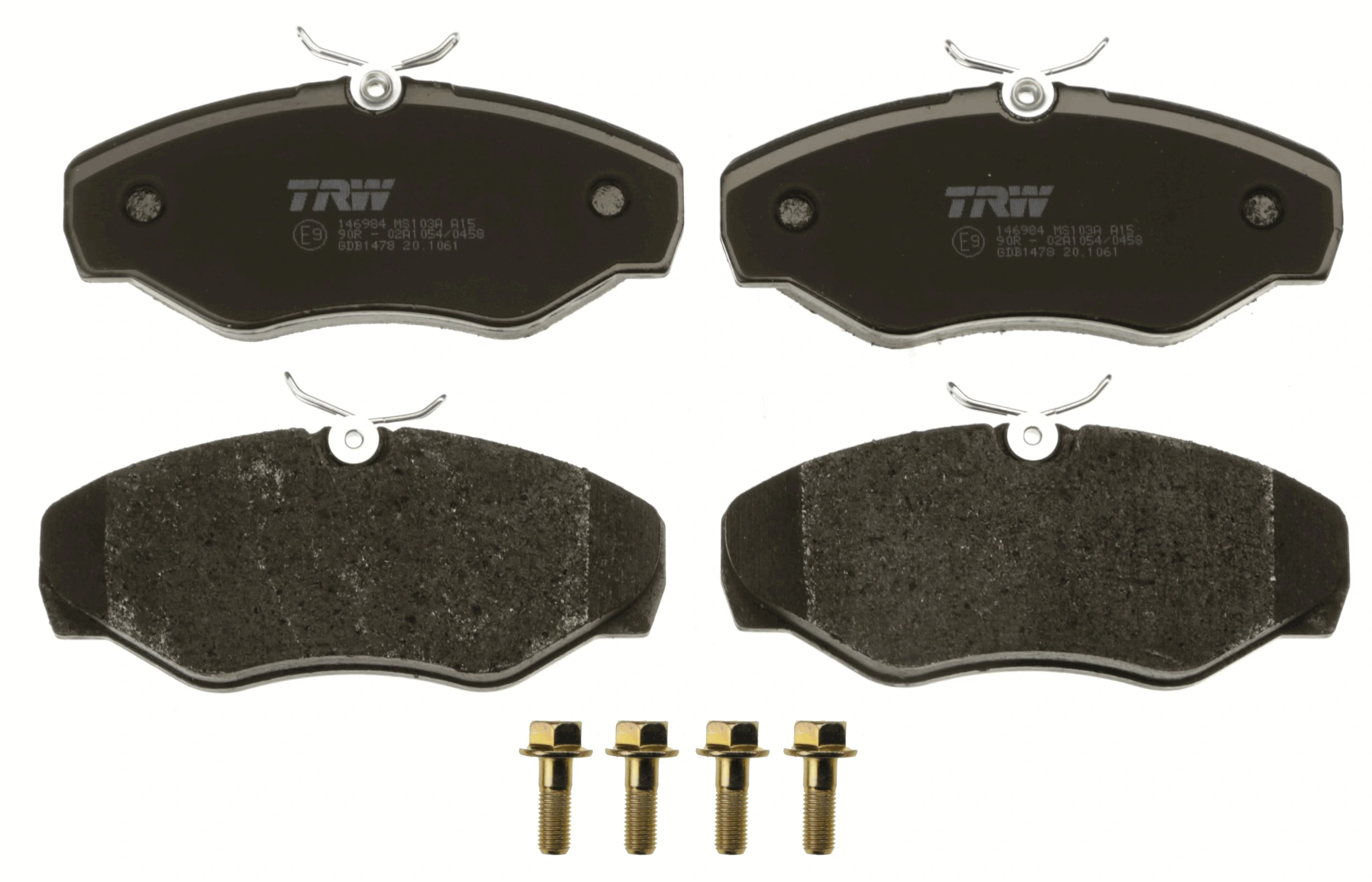 Brake Pad Set, disc brake COTEC GDB1478
