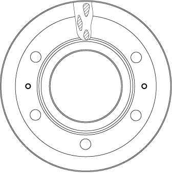 TRW DF5134S Brake Disc