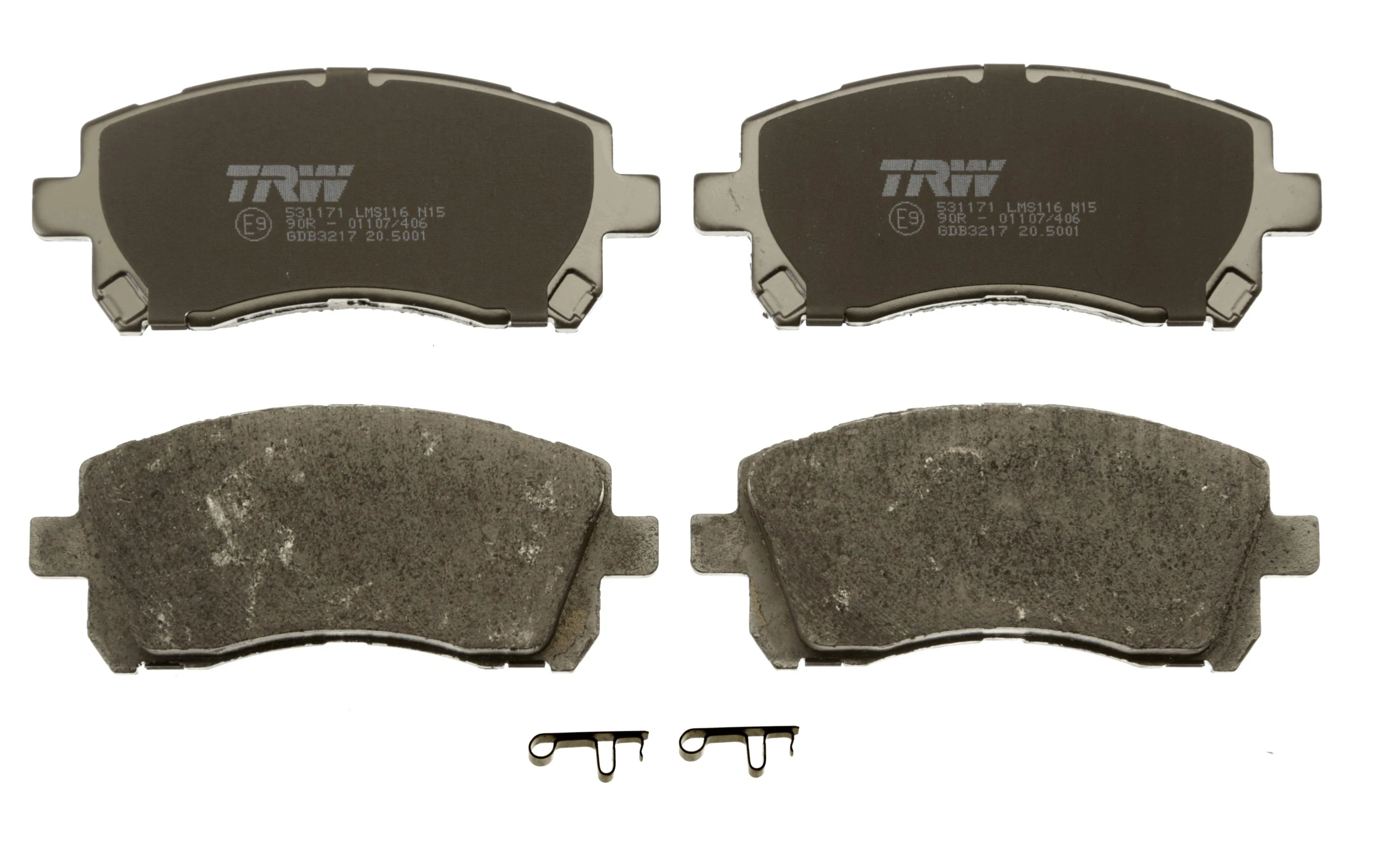 Brake Pad Set, disc brake COTEC GDB3217